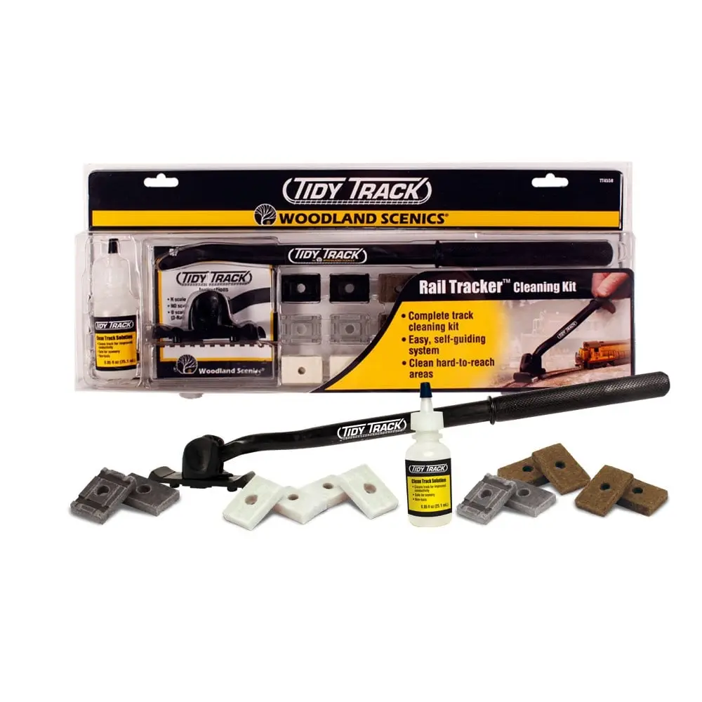 Kit de nettoyage de voies - Woodland Scenics TT4550 - HO - N - 0