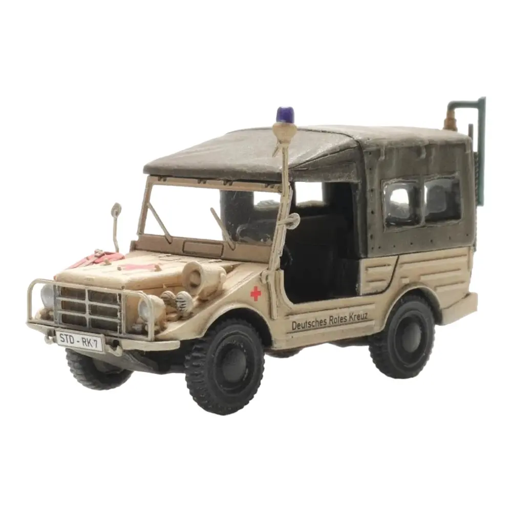 Véhicule militaire DKW Munga F91/8 - ARTITEC 6870451 - HO 1/87 - Croix rouge