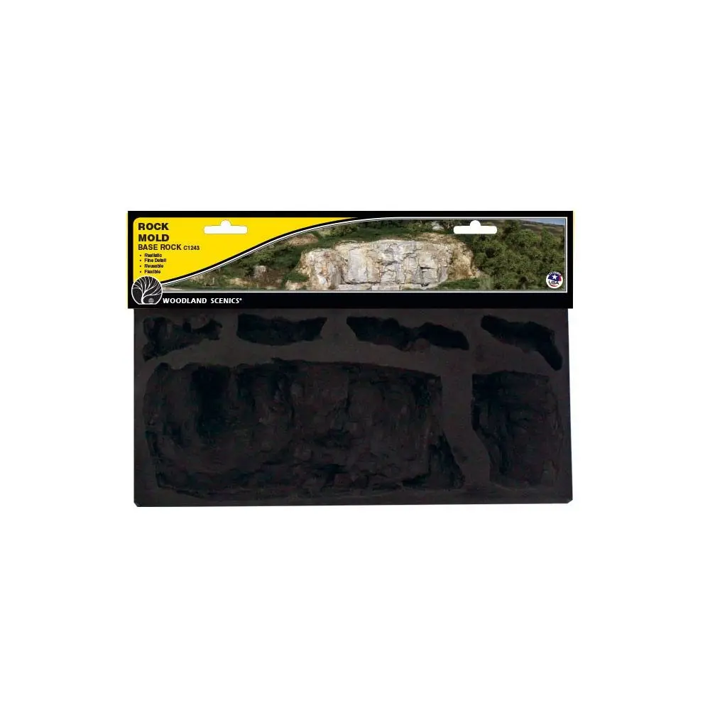 Moule Flexible pour Rochers - Woodland Scenic C1243 - Toutes Echelles