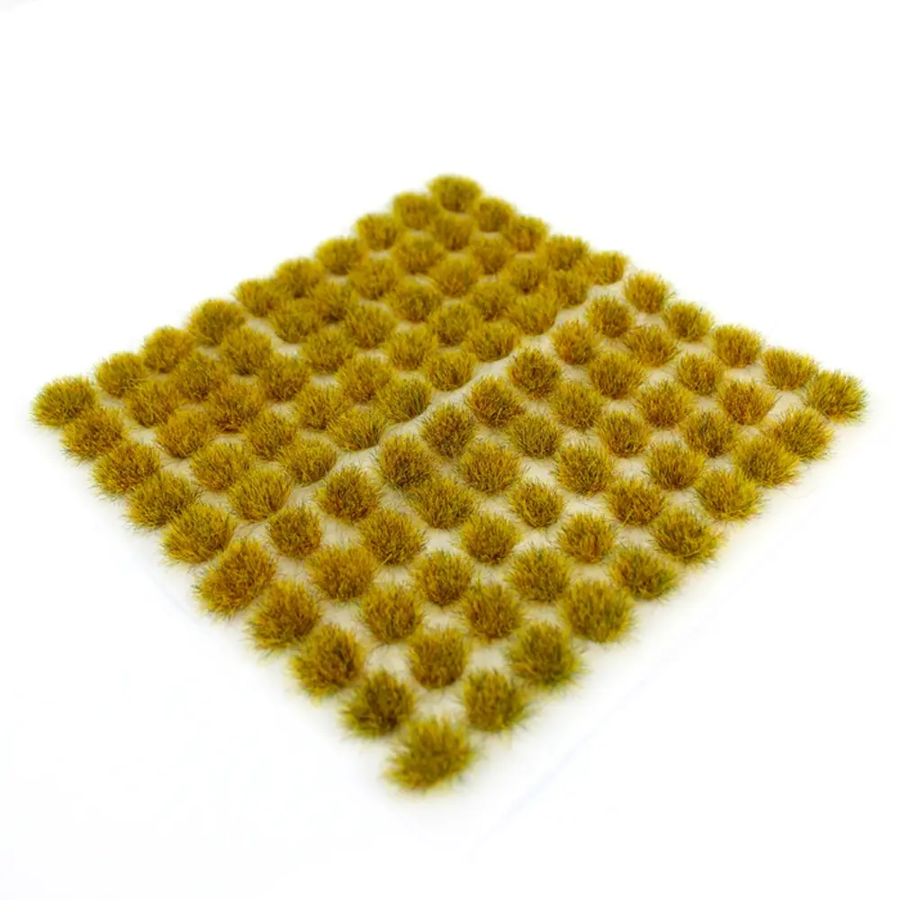 Touffes d'herbe statique autocollantes "prairie sauvage" 6 mm - WWSCENICS SGTWIL06 - lot de 100
