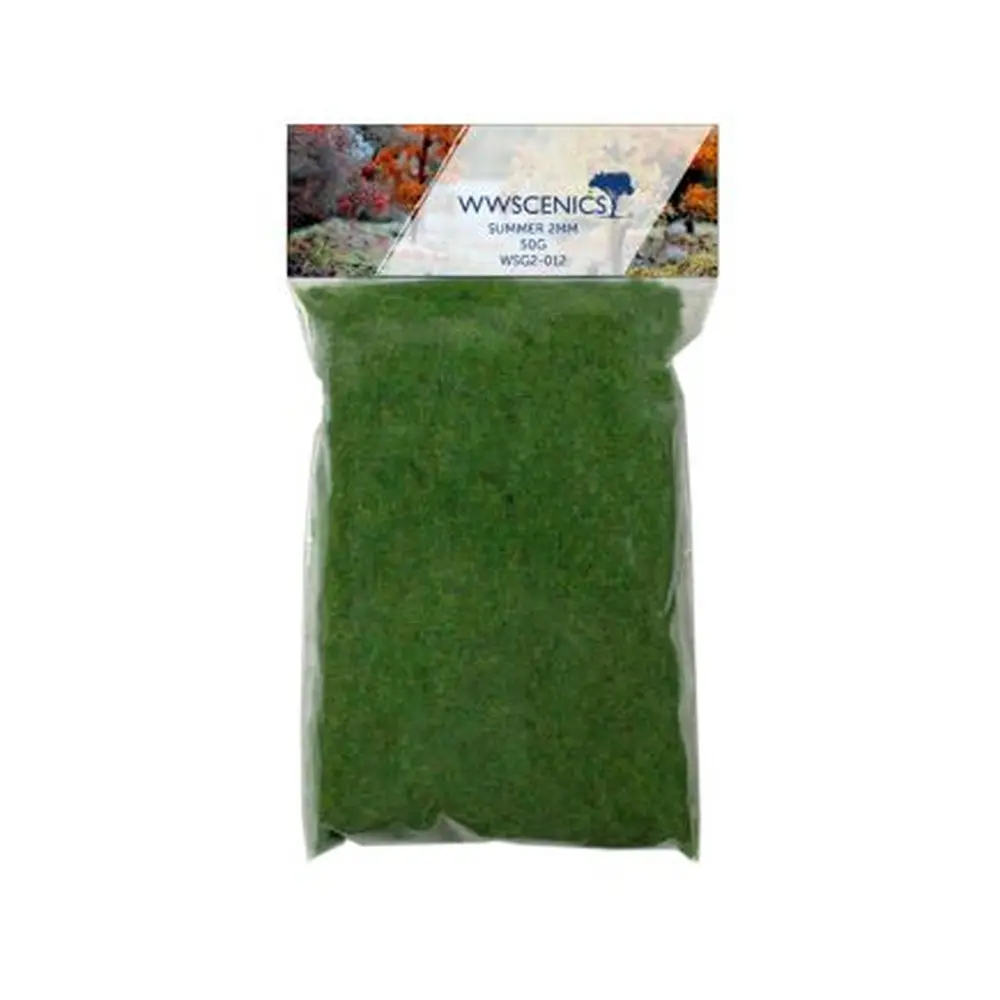 Fibres herbe d'été - WWScenics WSG2-012 - 2 mm - 50 g