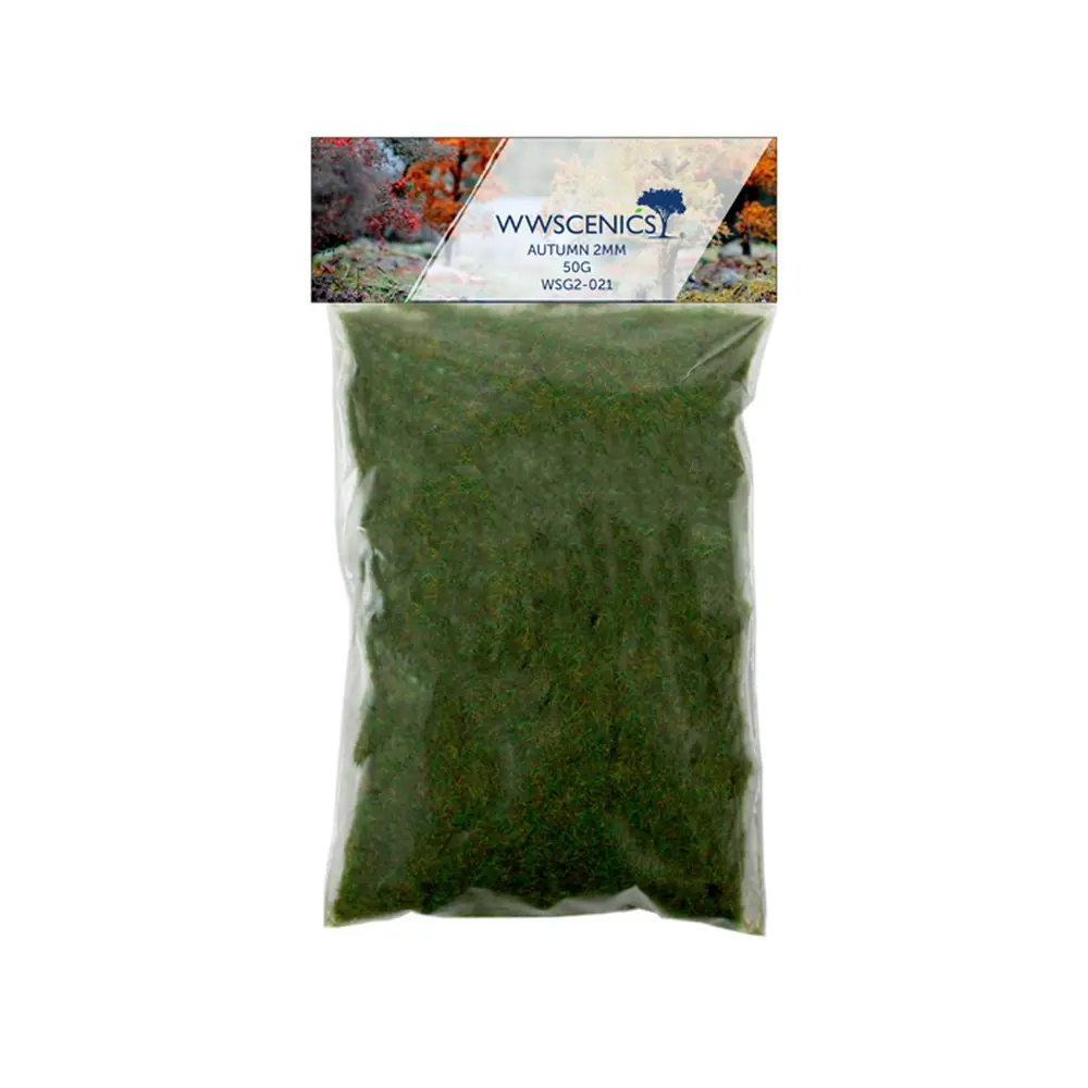Herbe statique "Automne" 2 mm - WWSCENICS WSG2-021 - 50 g