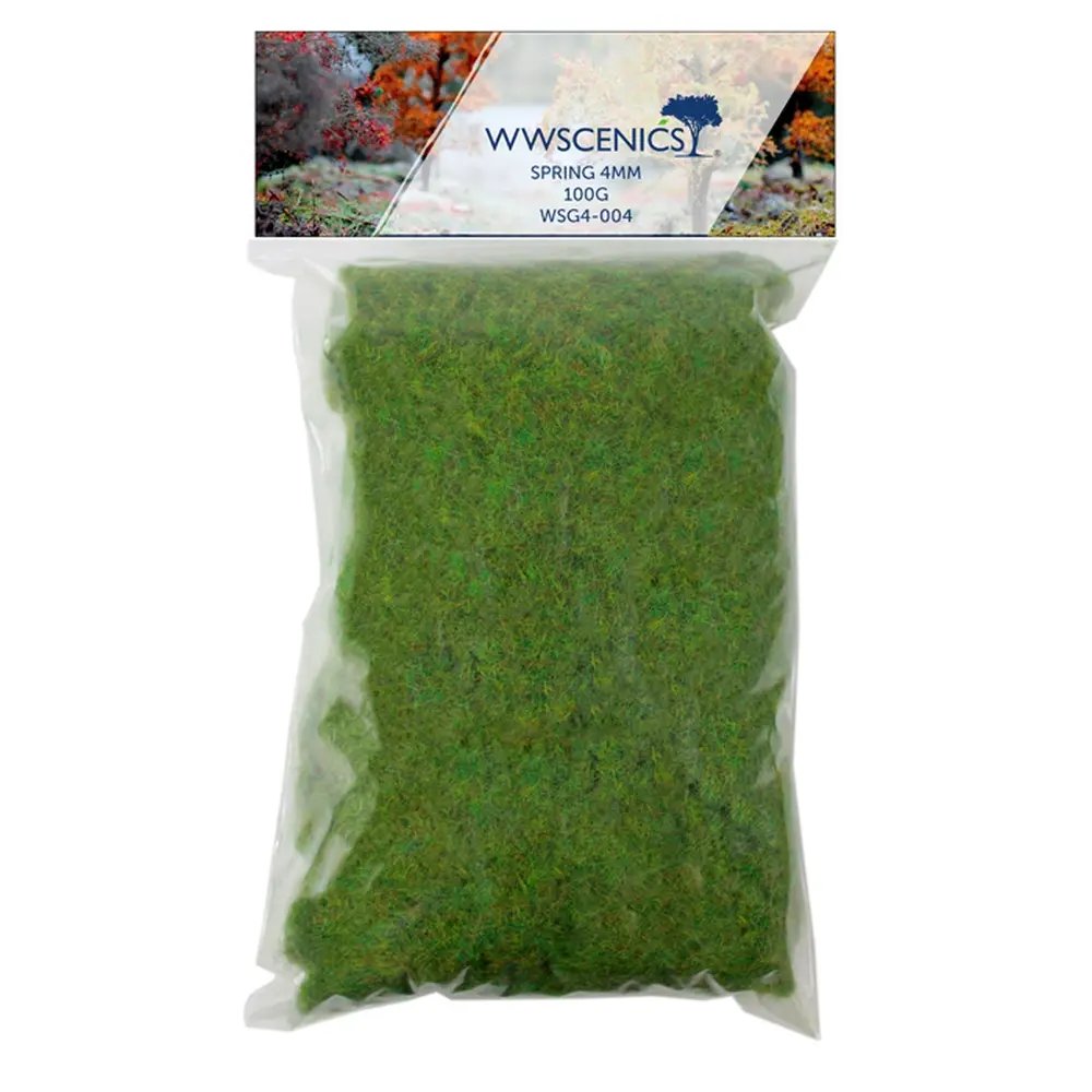 Herbe statique "Printemps" 4 mm - WWSCENICS WSG4-004 - 100g