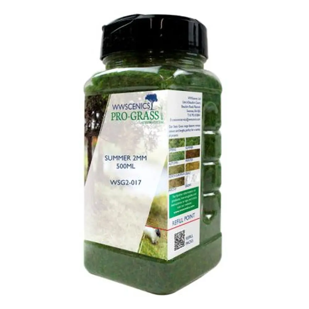 Fibres herbe d'été - WWScenics WSG2-017 - 2 mm - 500 mL