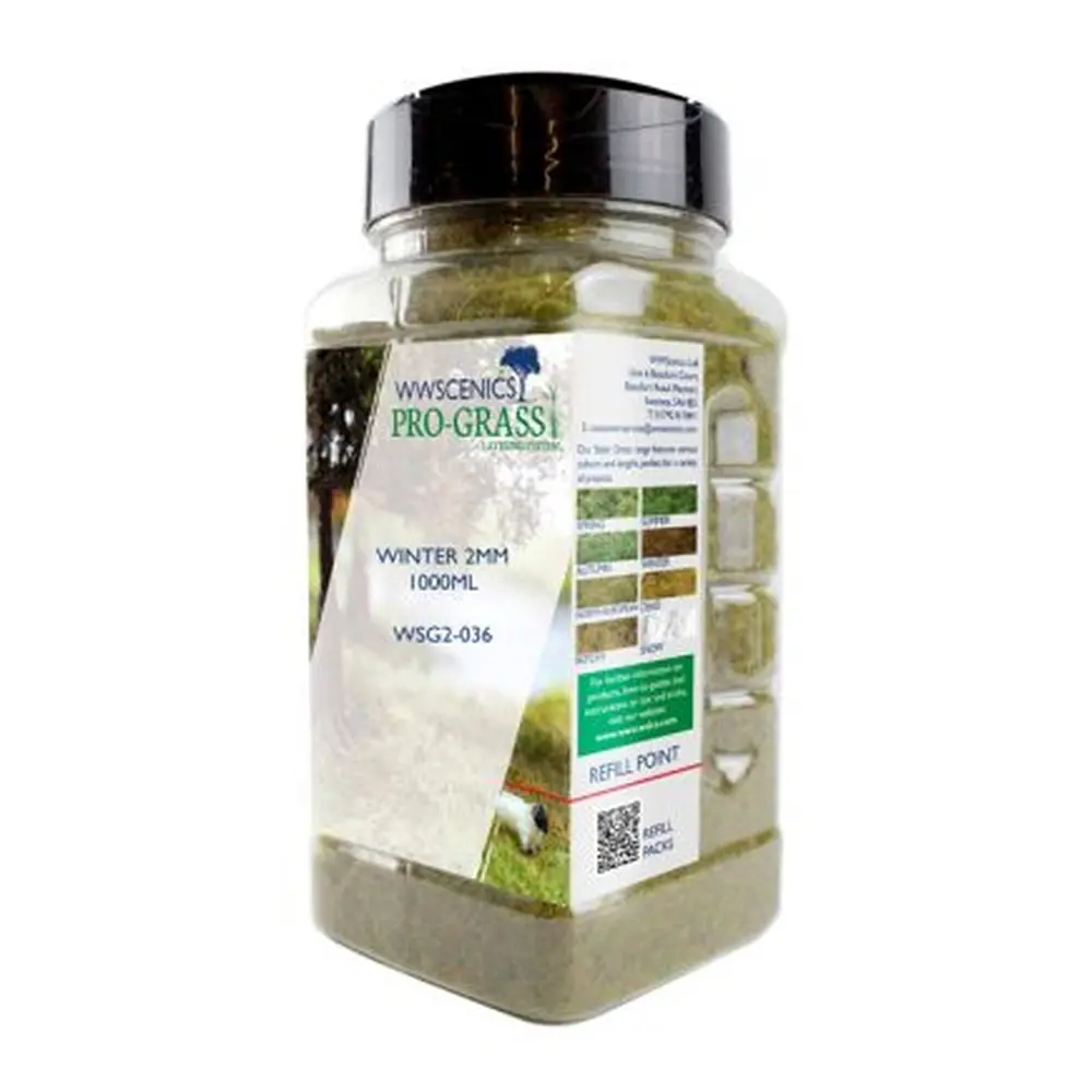 Fibres herbe d'hiver - WWScenics WSG2-036 - 2 mm - 1000 mL