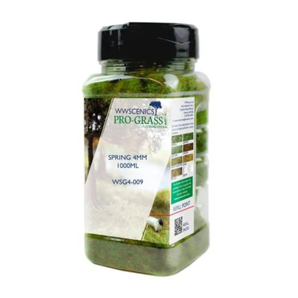 Fibre herbe de printemps - WWScenics WSG4-009 - 4 mm - 1000 mL