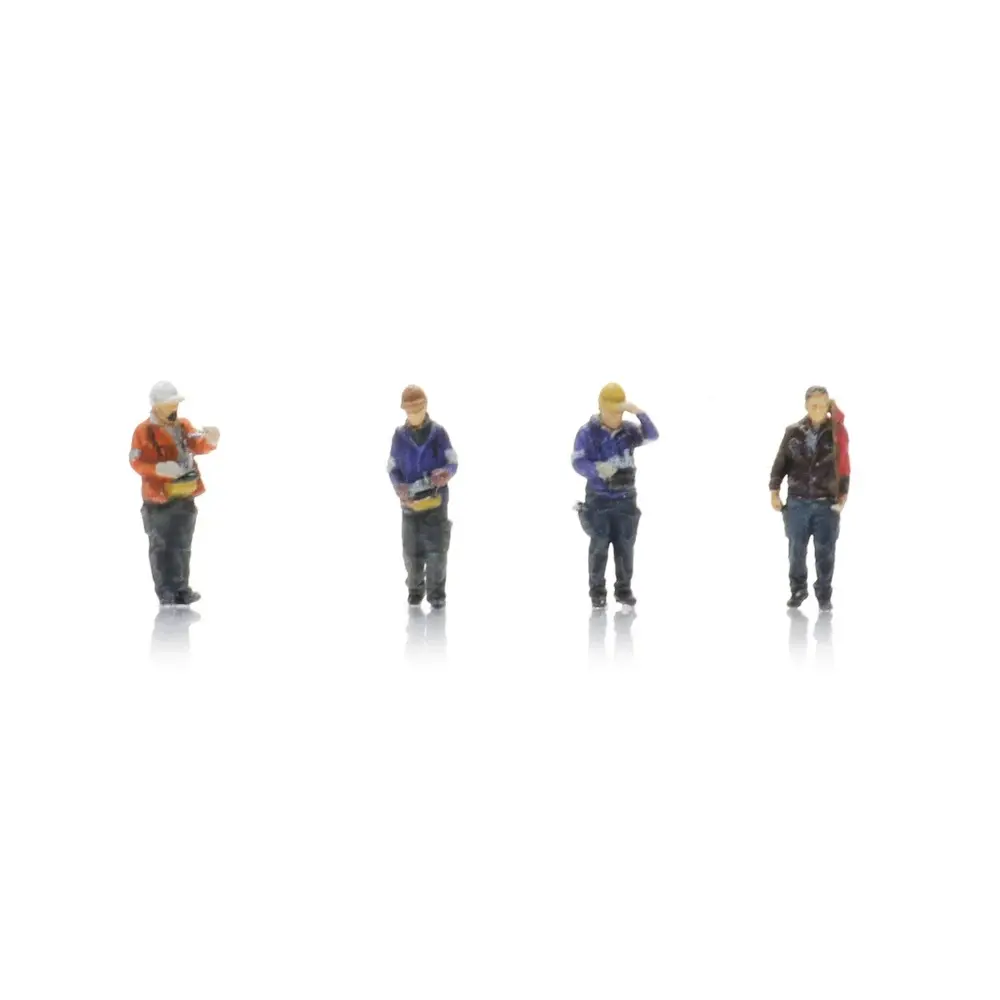 Lot de 4 travailleurs - Artitec AR5220005 - Z 1/120