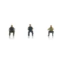 Lot de 3 Conducteurs de tracteurs - Artitec 5220006 - Z 1/220