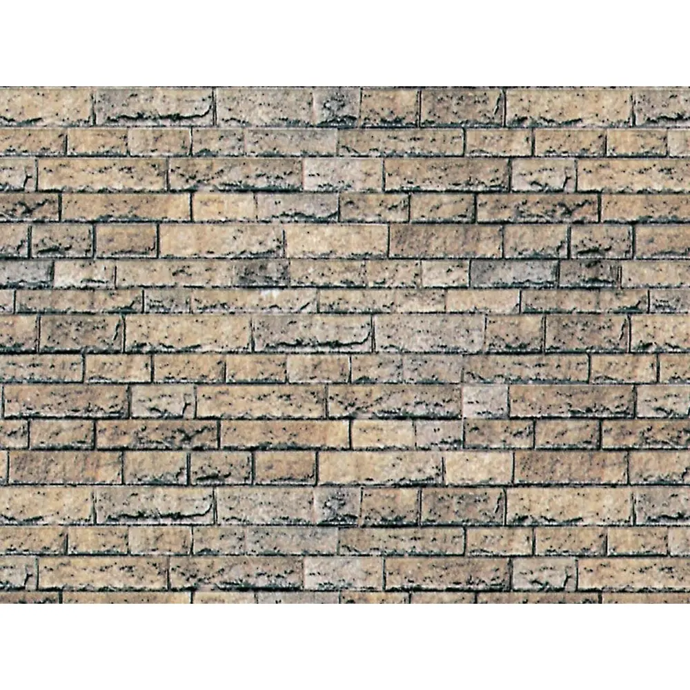 Plaque murale en basalte en carton - Vollmer 46038 - HO 1/87