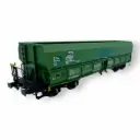 Wagon trémie minéralier Falns Atir-Rail vert - Albert Modell 665031 - HO 1/87 - Ep VI - 2R