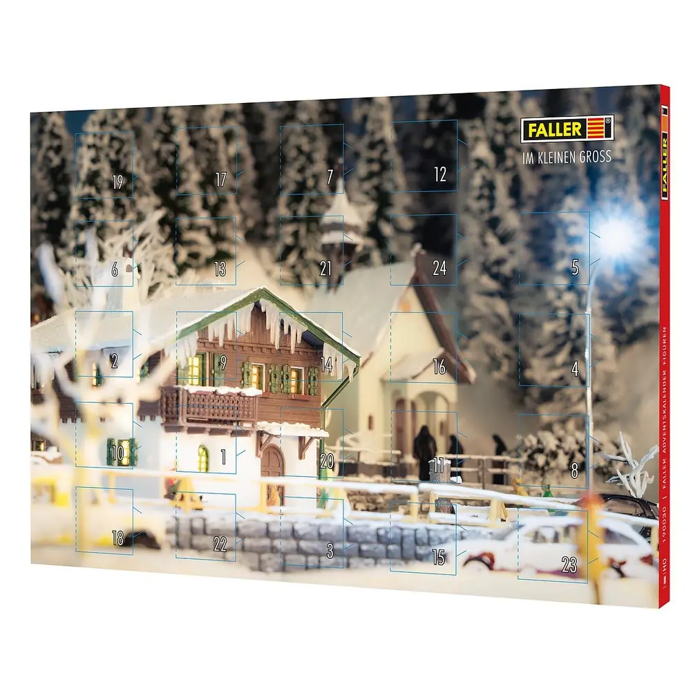 Calendrier de l'avent figurines - Faller 190030 - HO 1/87