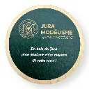 Dessous de verre Jura Modélisme by World Modélisme "Du bois du Jura pour soutenir votre passion. Et votre verre !"
