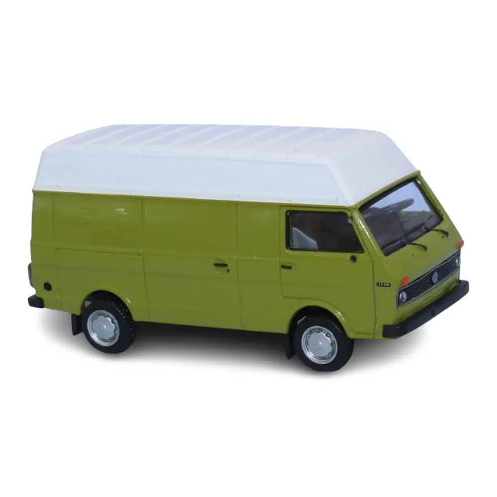 VW LT 35, vert/blanc, 1975 - Brekina 34955 - HO 1/87