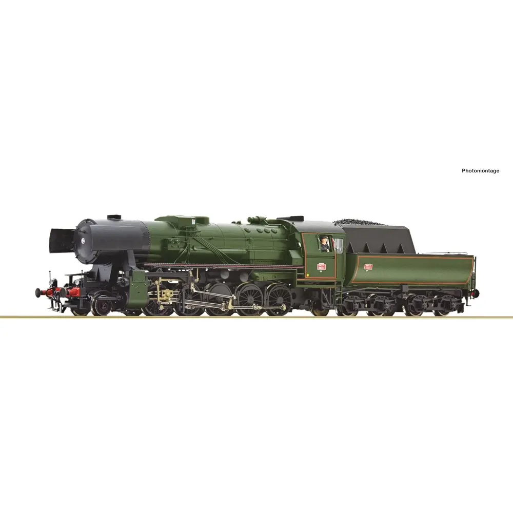 Locomotive à vapeur 150.Y.16 - Roco 7110038 - HO 1/87 - SNCF - Ep.III - Digital sound - 2R