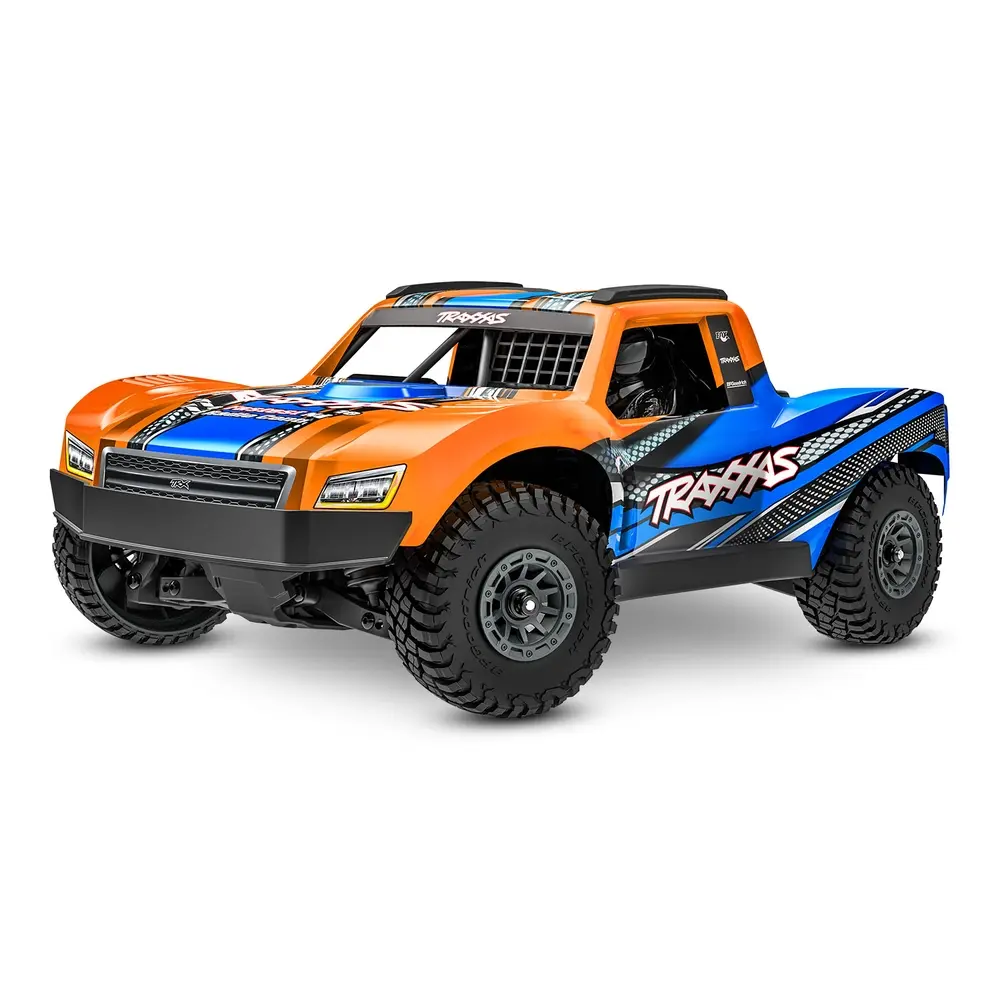 Mini Slash 4x4 BL-2S RTR (accu/chargeur) - Traxxas 108164-1-ORNG - 1/14