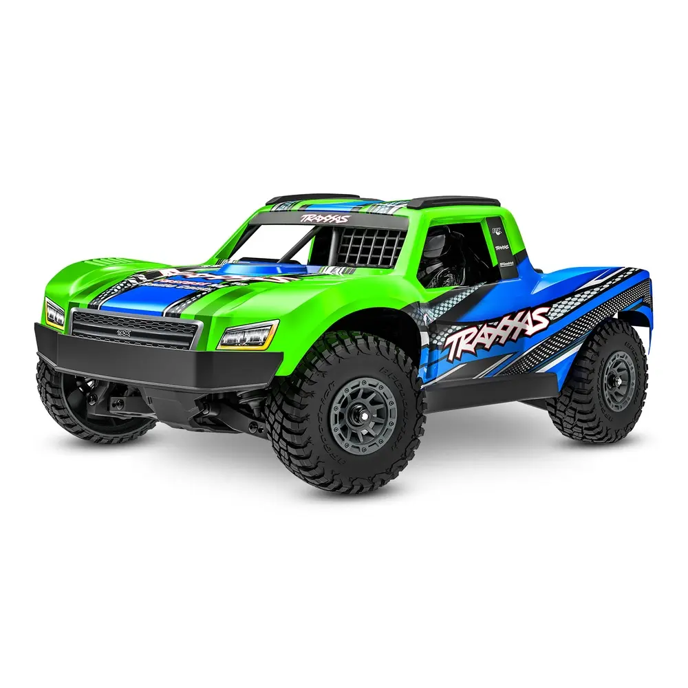 Mini Slash 4x4 BL-2S RTR (accu/chargeur) - Traxxas 108164-1-GRN - 1/14