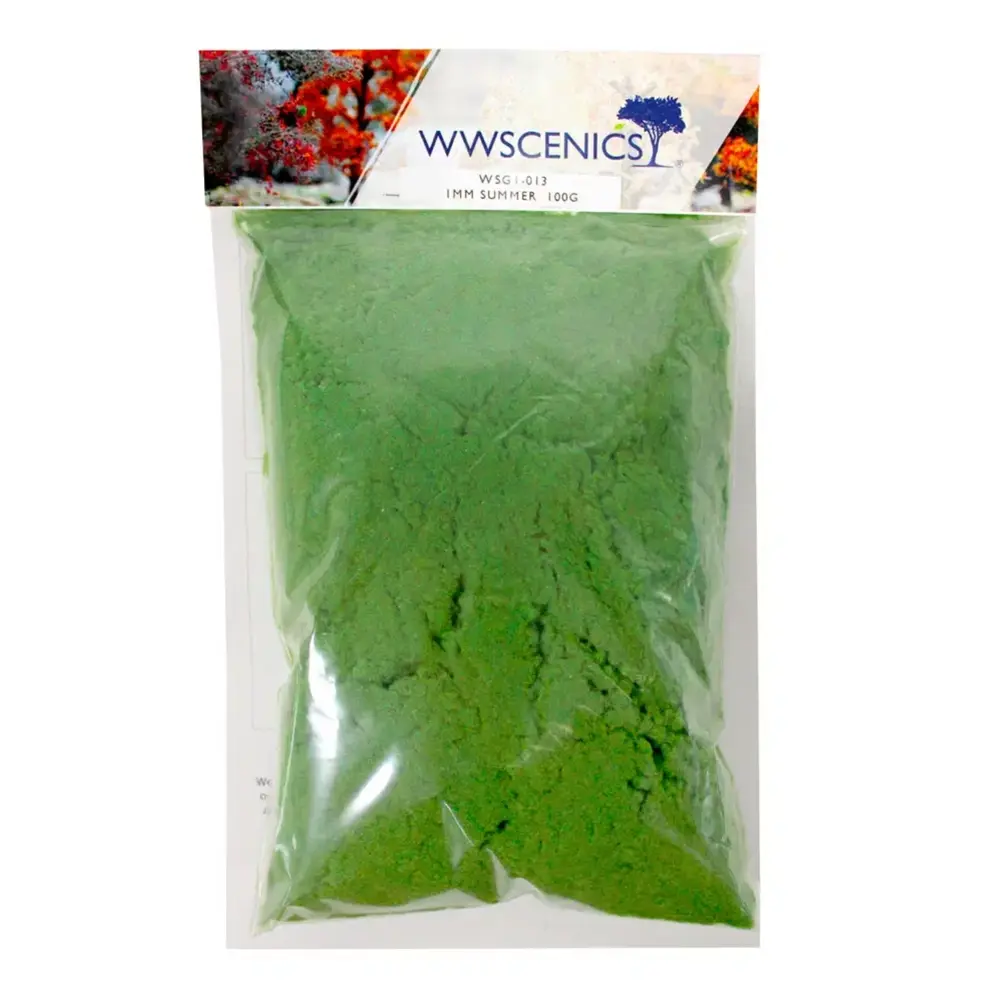 Gazon statique 1 mm Été 100 g - wwscenics WSG1013