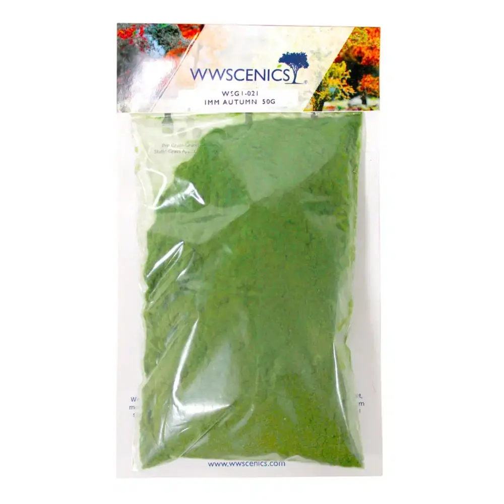Herbe statique 1 mm Automne 50 g - wwscenics WSG1021
