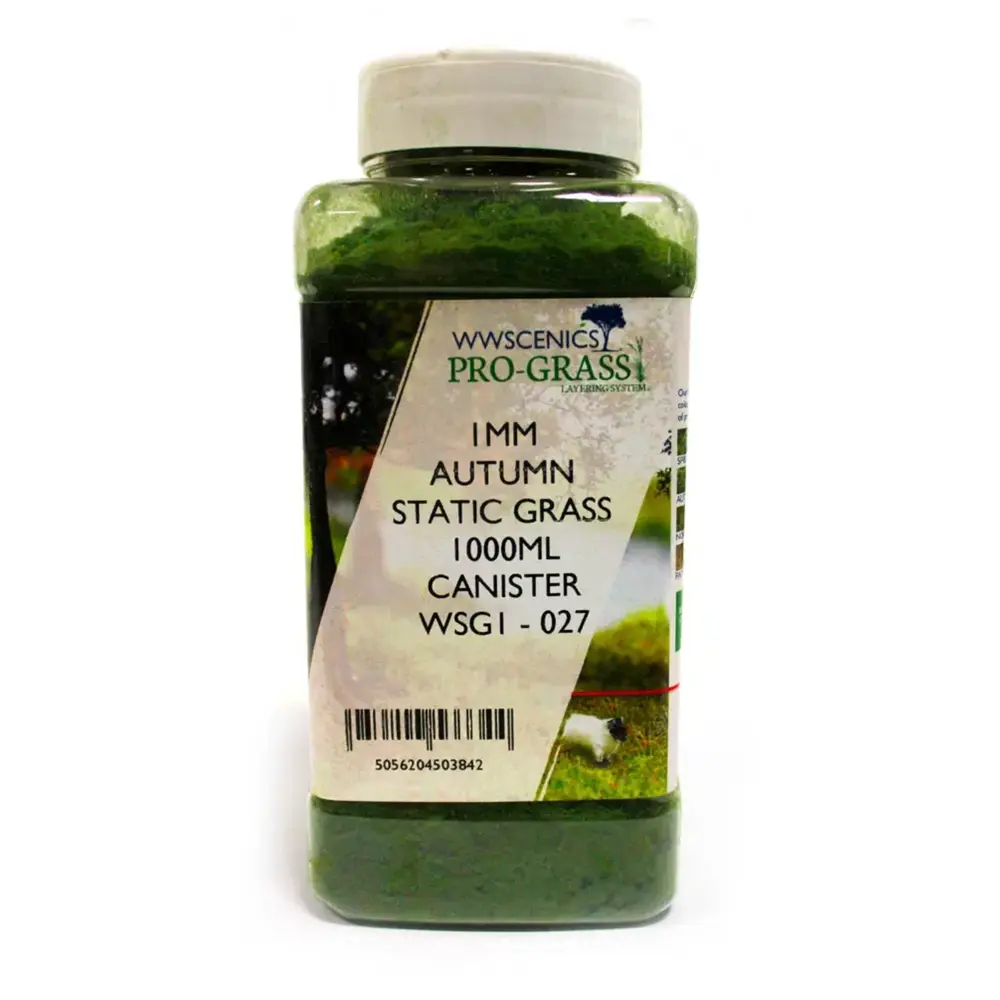 Bidon herbe statique 1 mm Automne 1000 ml - wwscenics WSG1027
