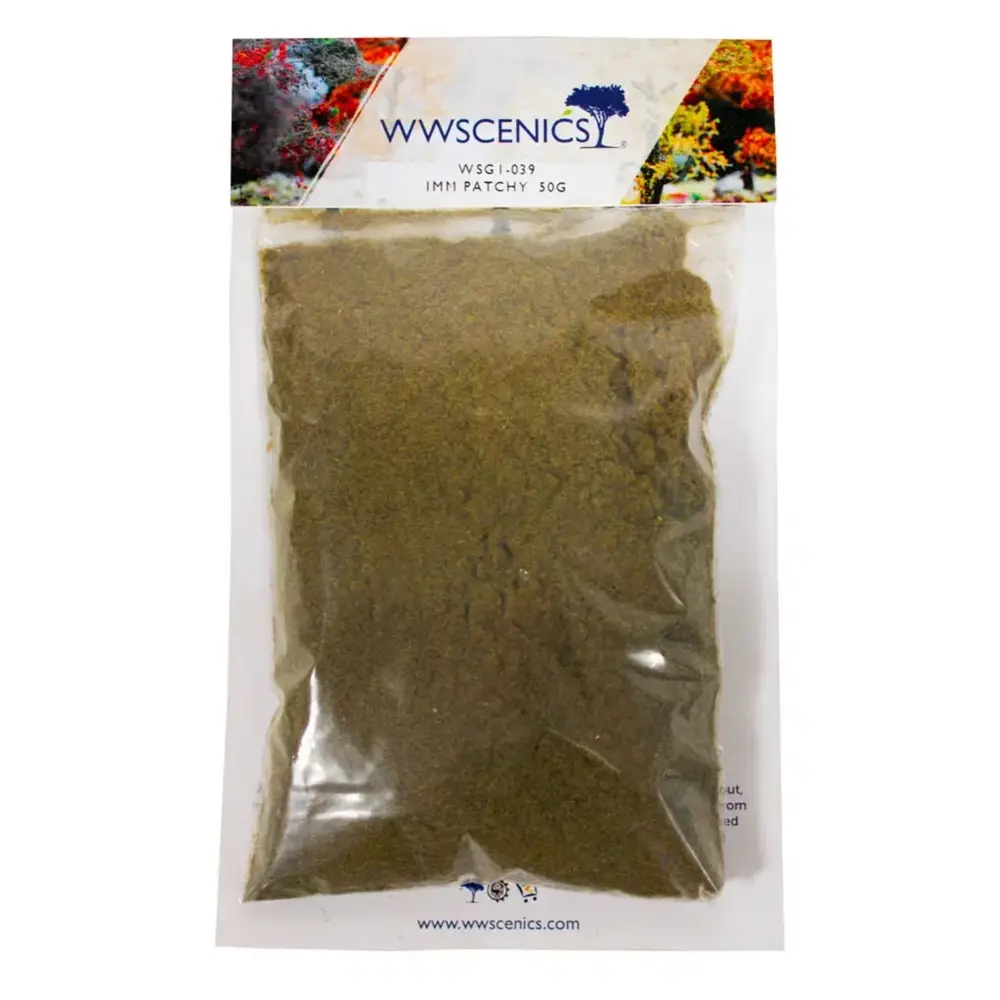 Gazon statique 1 mm Patchy 50 g - wwscenics WSG1039