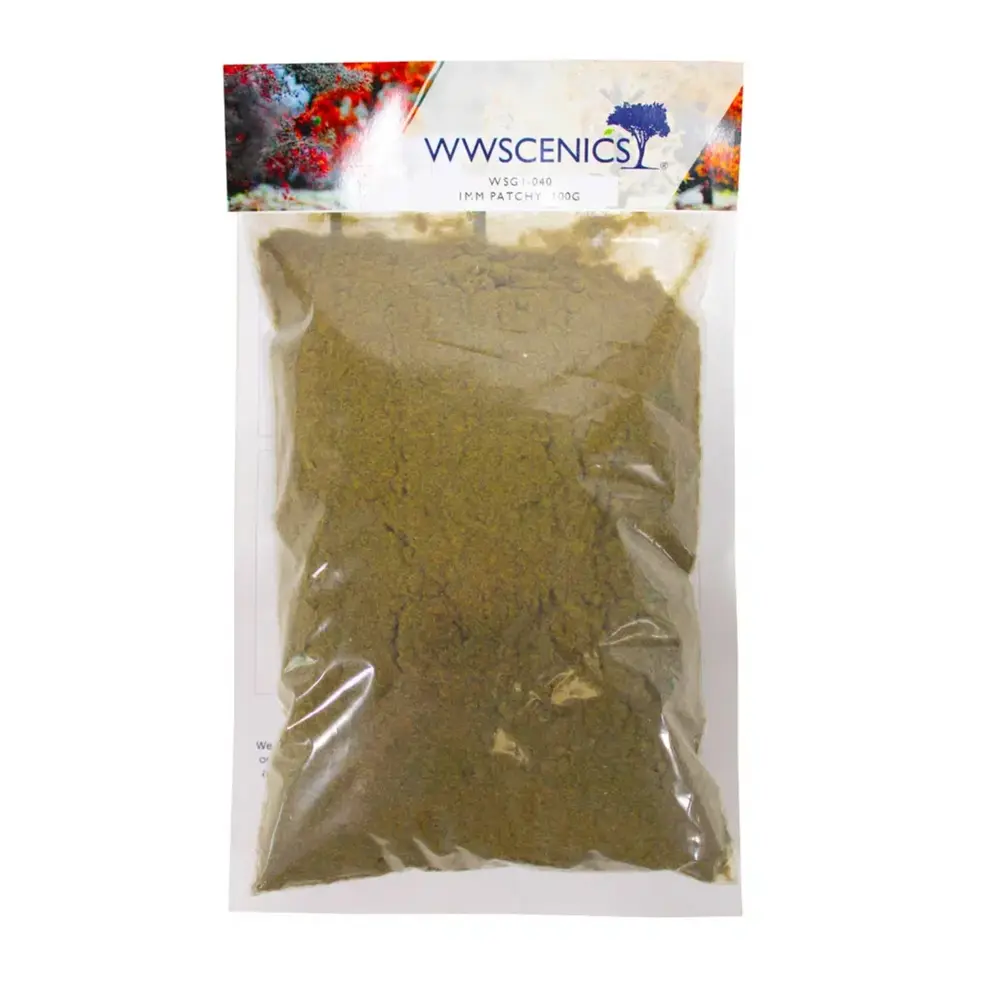 Gazon statique 1 mm Patchy 100 g - wwscenics WSG1040