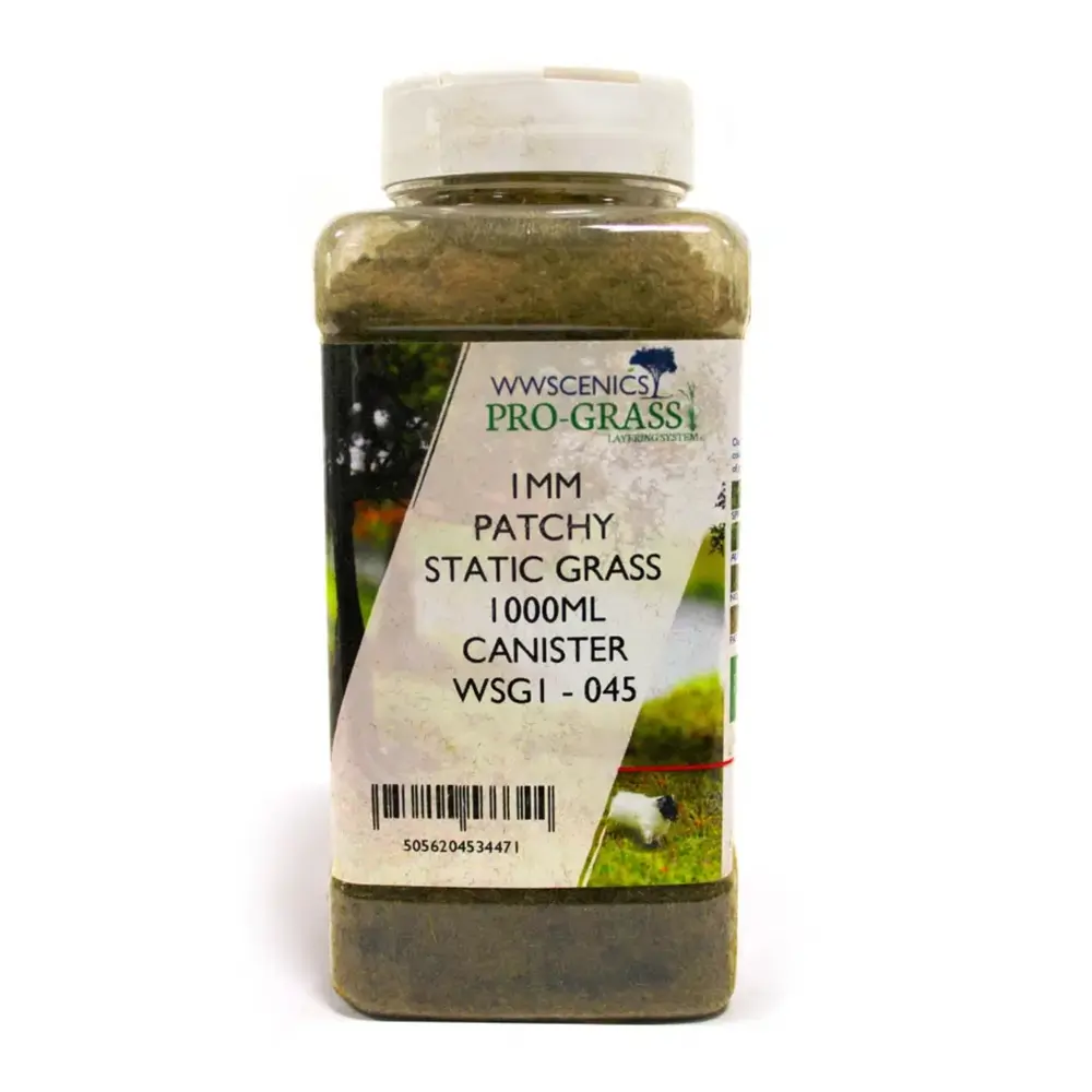 Bidon d'herbe statique 1 mm Patchy 1000 ml - wwscenics WSG1045