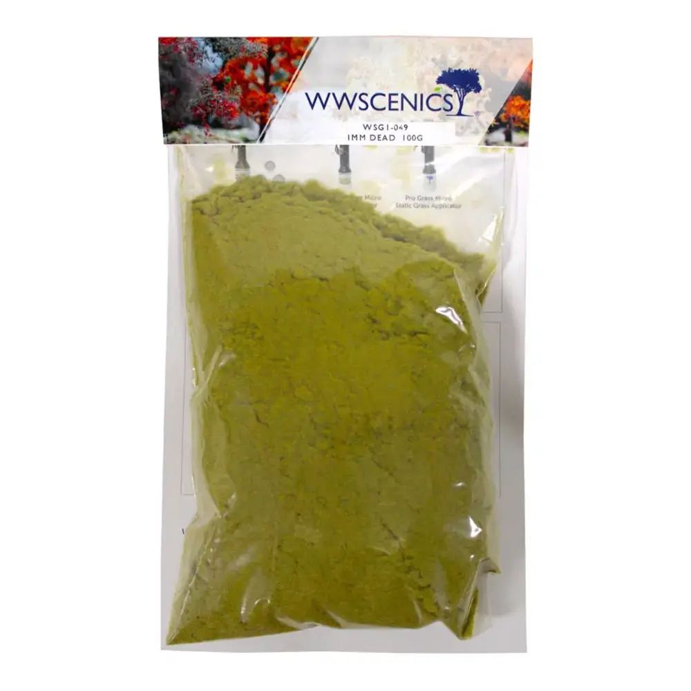 Herbe statique morte 1 mm, 100 g - wwscenics WSG1049 