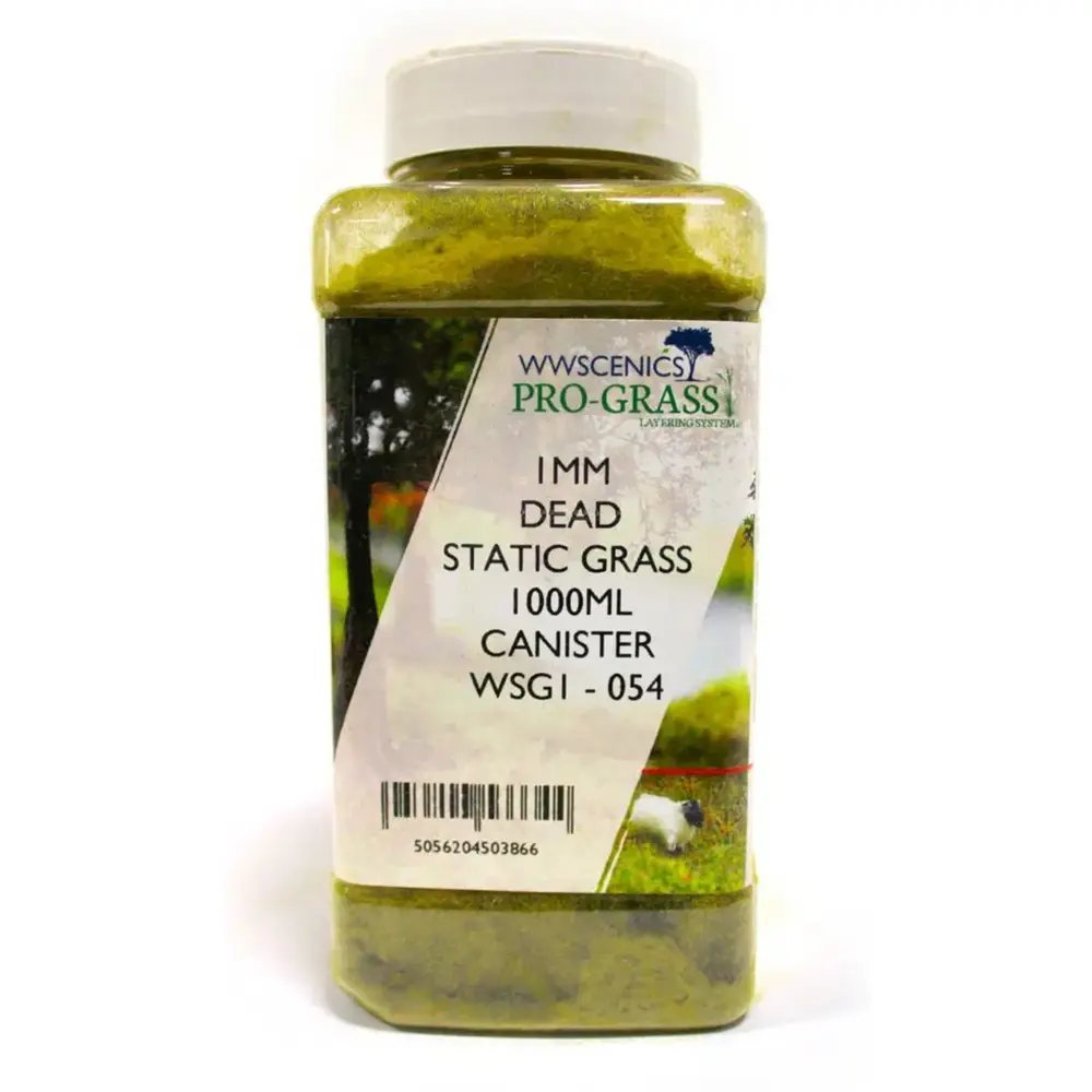 Bidon herbe statique morte 1 mm, 1000 ml - wwscenics WSG1054