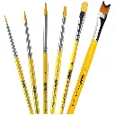 6 pinceaux de modelage de base - Ammo 4601151 - Échelle universelle