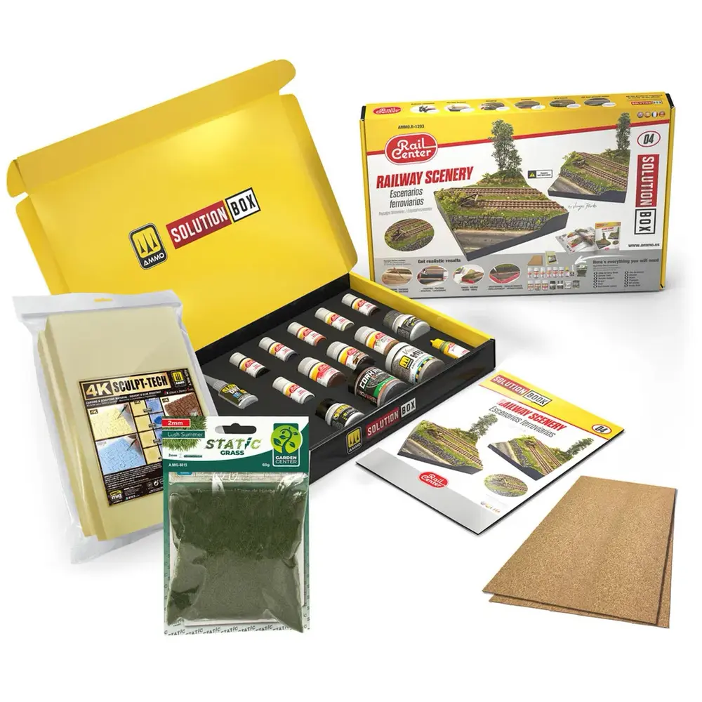 Boîte à solutions « Paysage ferroviaire » - Ammo 4601203 - Échelle universelle