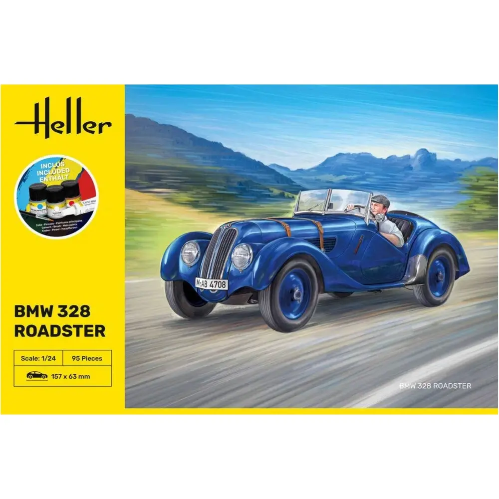 BMW 328 Roadster - Heller 56701 - 1/24 
