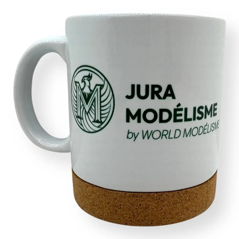 Mug Jura Modélisme by World Modélisme "Le café, c'est mon train train quotidien !"