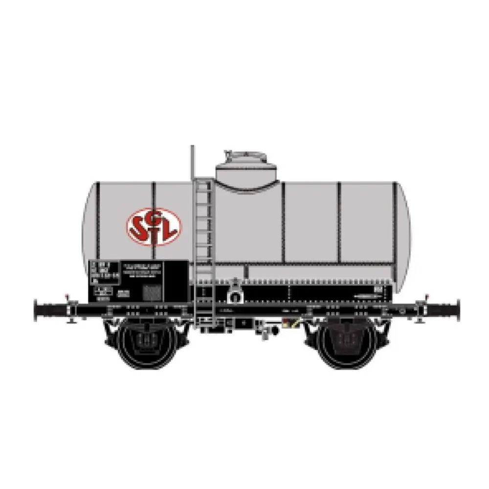 Wagon citerne OCEM sans passerelle gris SGTL - LS Models 30454 - HO 1/87 - SNCF - Ep IVa - 2R