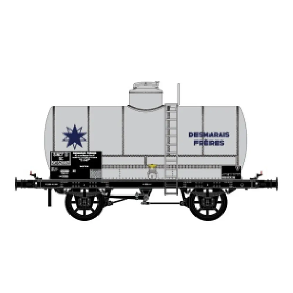 Wagon citerne OCEM sans passerelle gris DESMARAIS FRERES - LS Models 30455 - HO 1/87 - SNCF - Ep IIIa - 2R