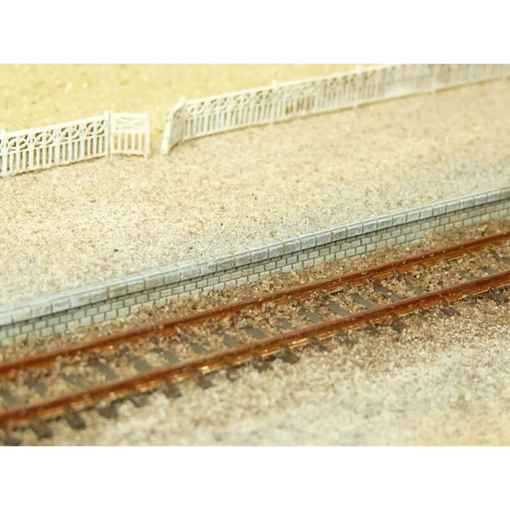 Murs et bordures de quai 150 cm - Bois Modélisme 213001 - N 1/160