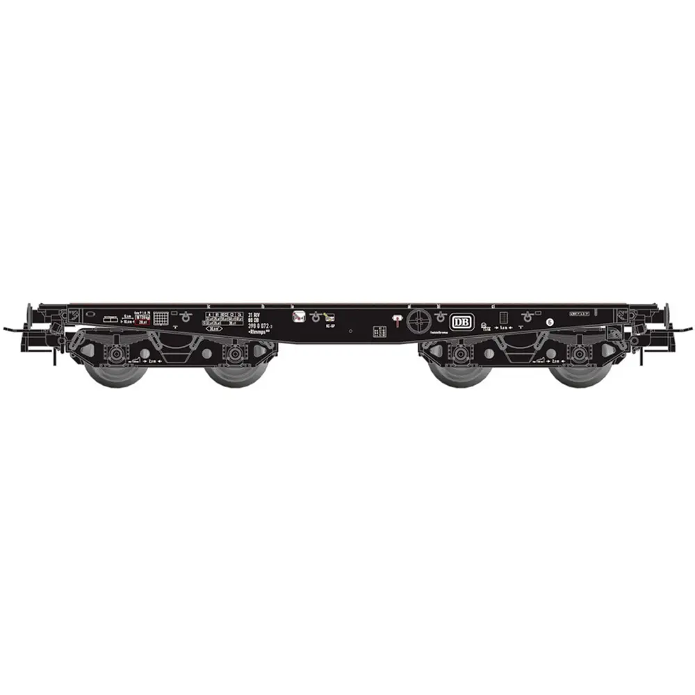 Wagon lourd Rlmmps 094-9 - Artitec 20.284.23 - HO 1/87 - DB - Ep IV-V - 2R