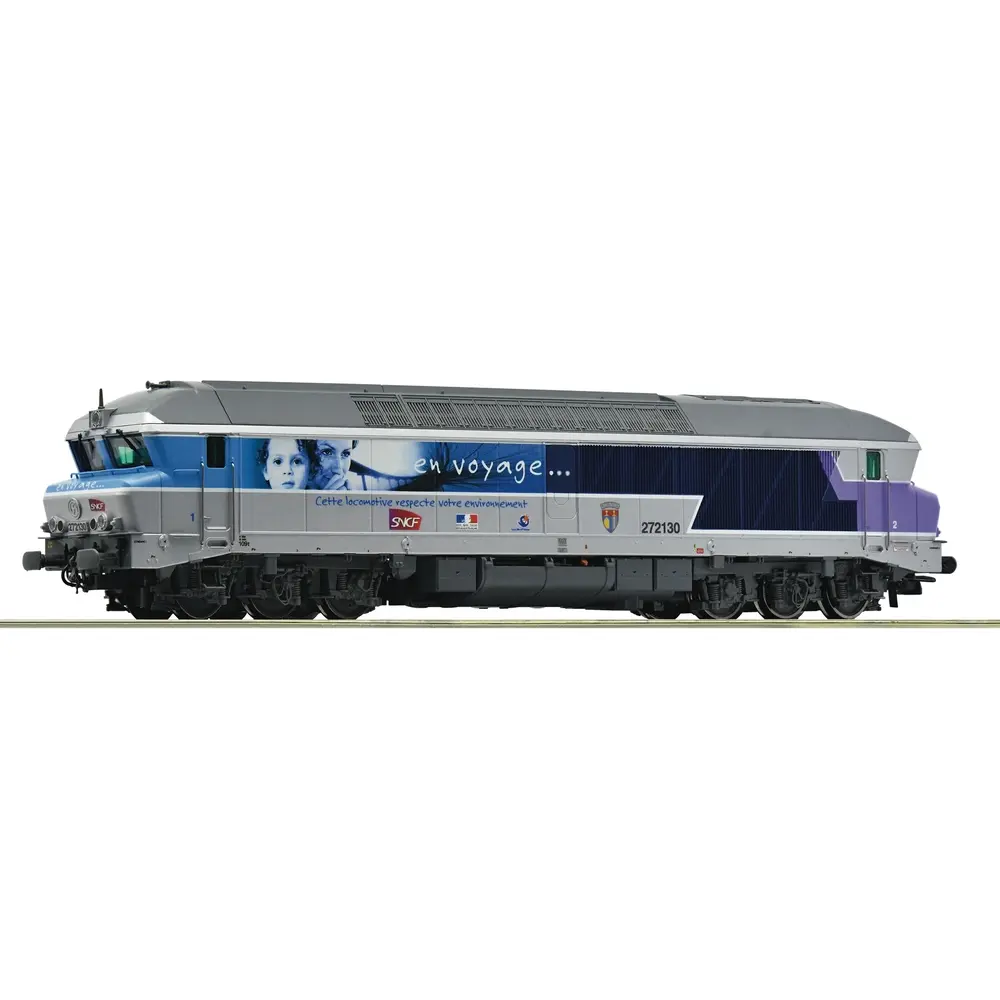 Locomotive diesel CC 72130 - Roco 7300027 - HO 1/87 - SNCF - Ep.V-VI - Analogique - 2R 