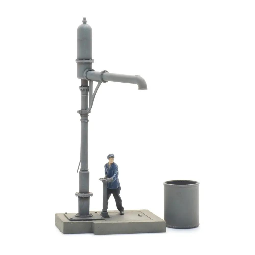 Grue hydraulique Alsace-Lorraine haute avec figurine - ARTITEC 387.591 - HO 1/87