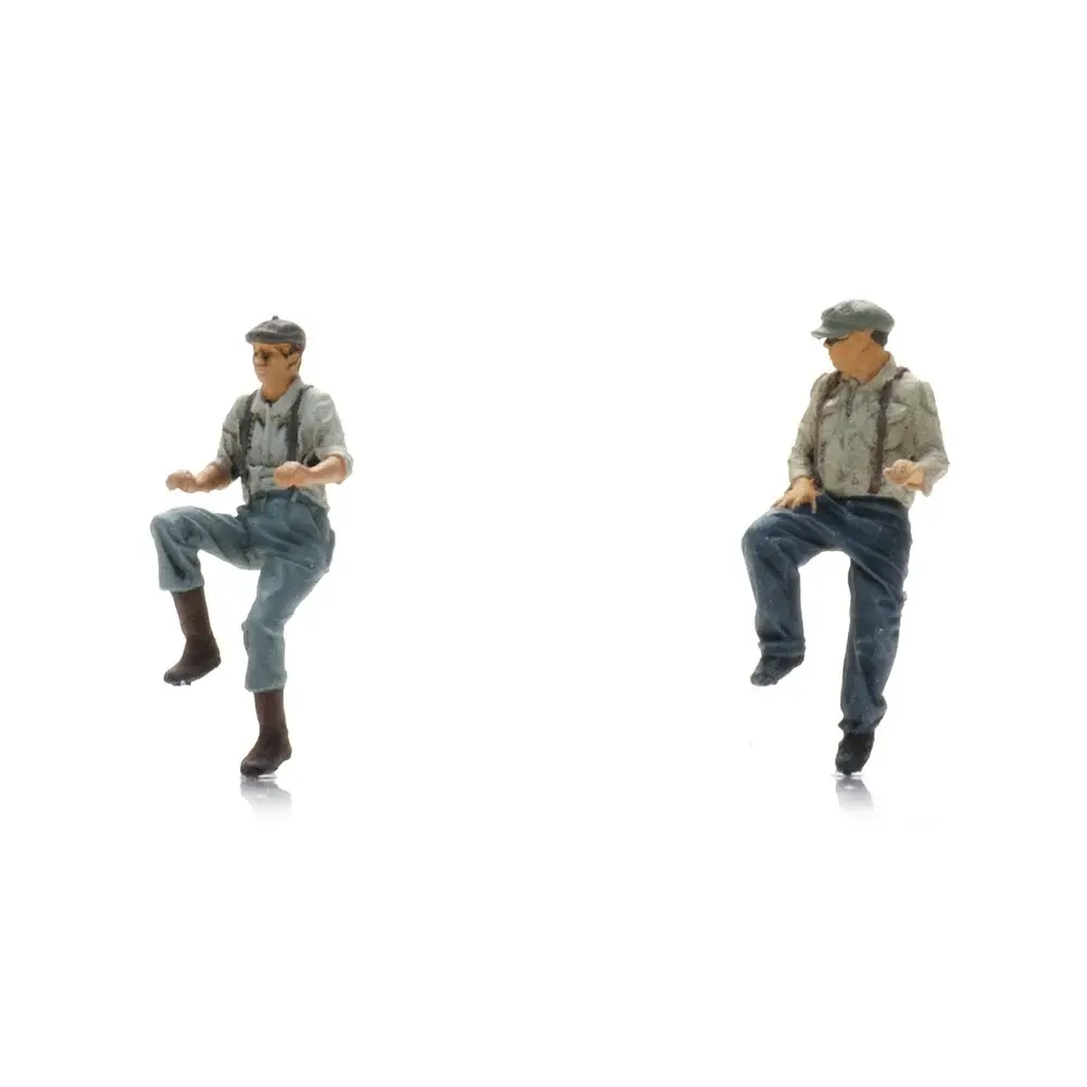 Lot de 2 cyclistes cargo - ARTITEC 5870105 - HO 1/87