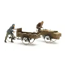 Cycliste transportant des cargaisons - Artitec 5870106 - HO 1/87