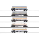 Coffret de 5 wagons citernes pour le transport de gaz sous pression VTG et Eva - Märklin 48480 - HO 1/87 - VTG/Eva - Ep IV - 3R