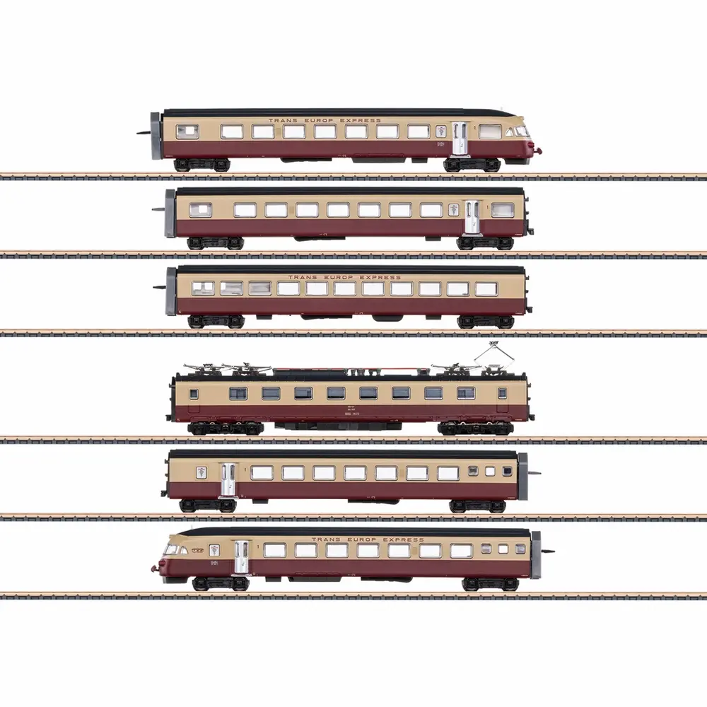 Rame automotrice rapide RAe TEE II - Märklin 88730 - Z 1/220 - CFF - Ep IV - Analogique - 2R