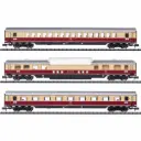 Coffret de 3 voitures voyageurs « TEE Rheinpfeil » - Minitrix 15368 - N 1/160 - DB - Ep IV - 2R