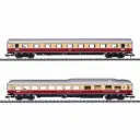 Coffret de 2 voitures voyageurs « TEE Rheinpfeil » - Minitrix 15369 - N 1/160 - DB - Ep IV - 2R