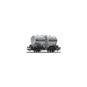 Wagon citerne OCEM Bi-foudres, sans guérite, gris, CIWL - LS Models 30560 - HO 1/87 - SNCF - Ep IIIa - 2R