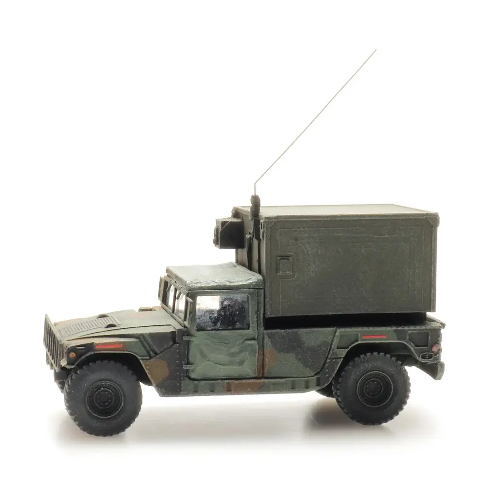 Véhicule de commandement TK-HQ US Humvee Camo Shelter - Artitec 6870553 - HO 1/87