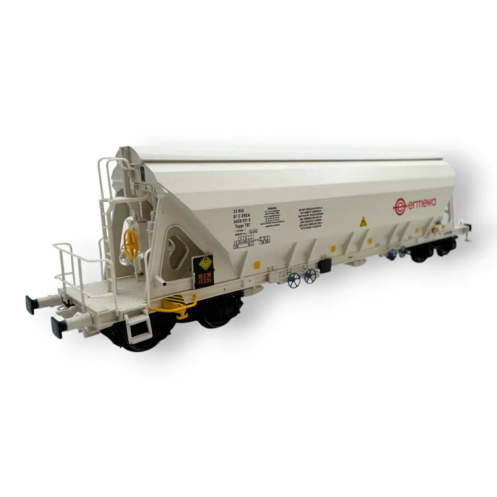Wagon trémie Tapps blanc "ERMEWA" - Albert Modell 065323 - HO 1/87 - F-ERSA - Ep VI - 2R