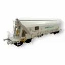 Wagon trémie Tapps blanc "Trans Engrais" - Albert Modell 065326 - HO 1/87 - SNCF - Ep V - 2R