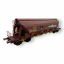 Wagon trémie Tanpps marron "Trans Engrais" - Albert Modell 065327 - HO 1/87 - F-ERSA - Ep VI - 2R