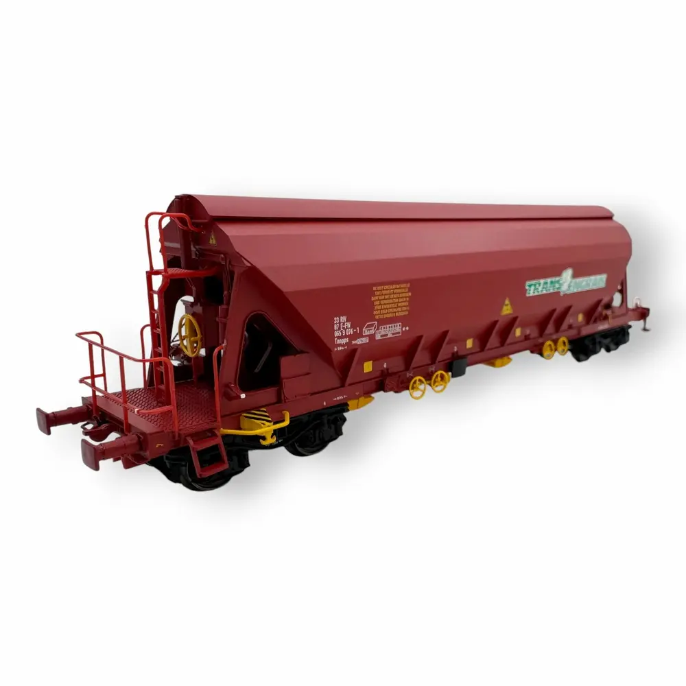Wagon trémie Tanpps rouge "Trans Engrais" - Albert Modell 065329 - HO 1/87 - F-FW - Ep VI - 2R